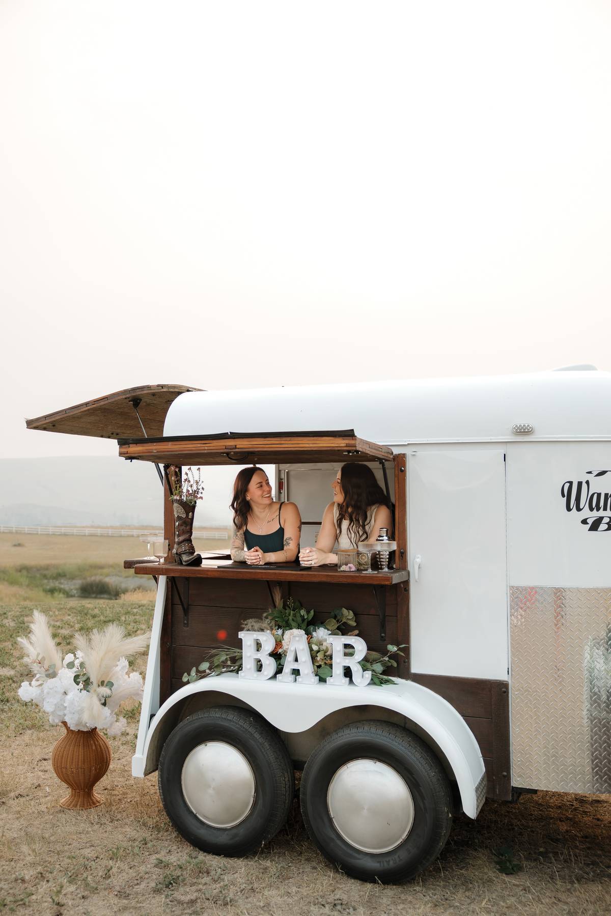 Wedding moment at The Wandering Bar