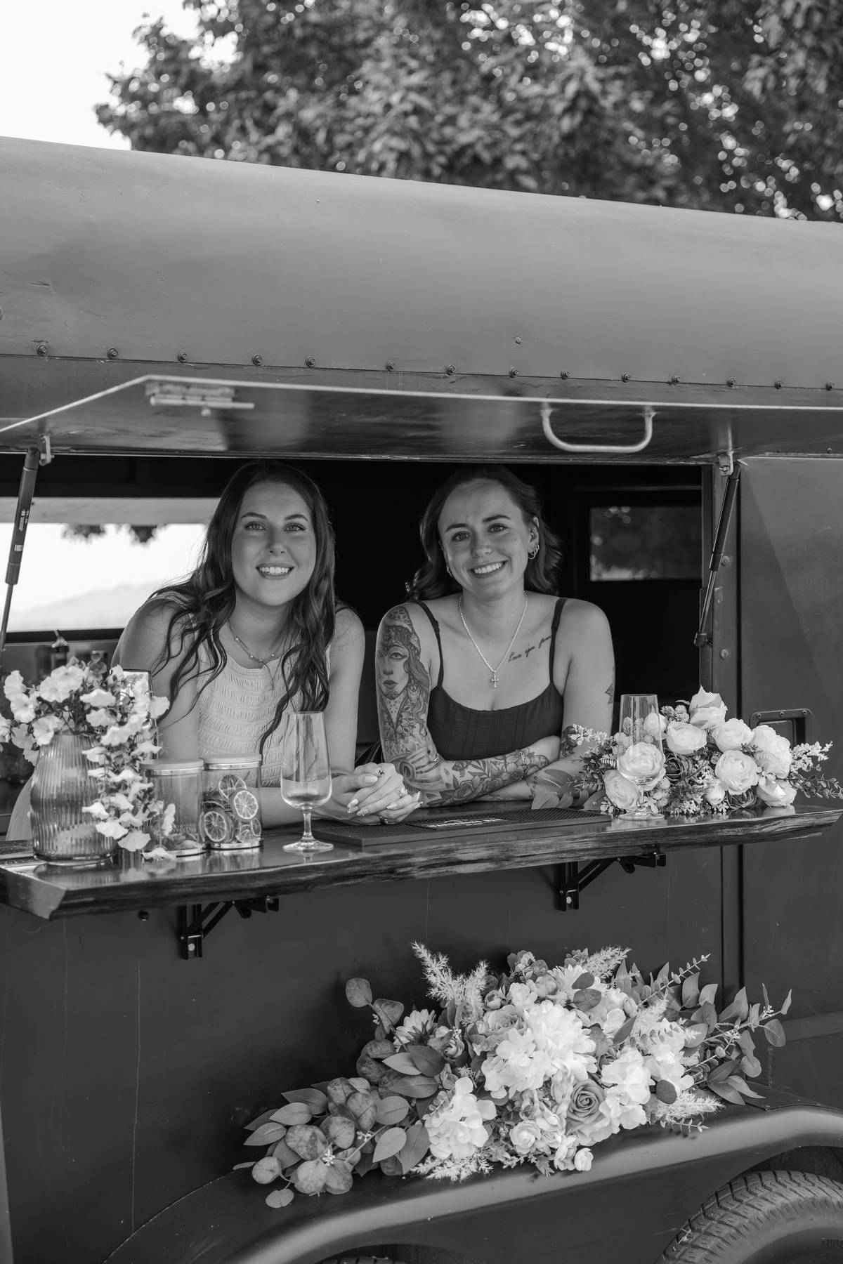 Wedding moment at The Wandering Bar