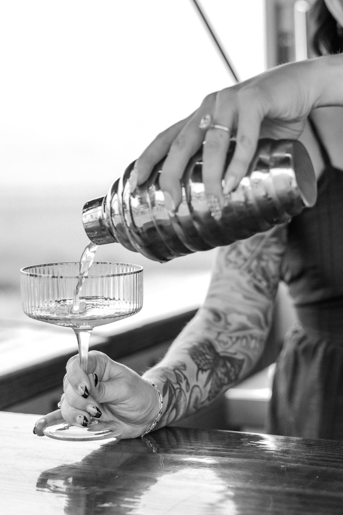 Wedding moment at The Wandering Bar
