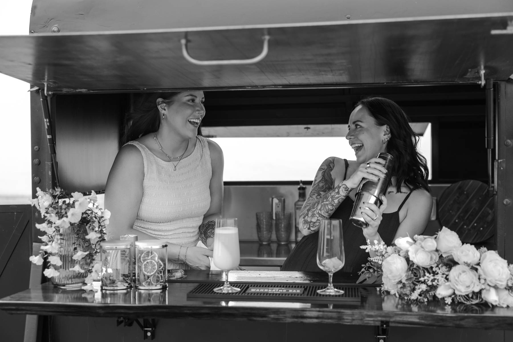 Wedding moment at The Wandering Bar