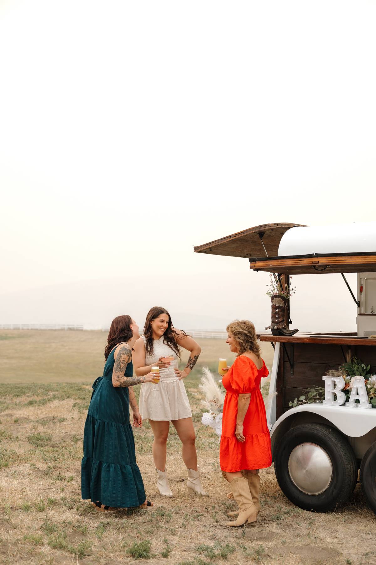 Wedding moment at The Wandering Bar