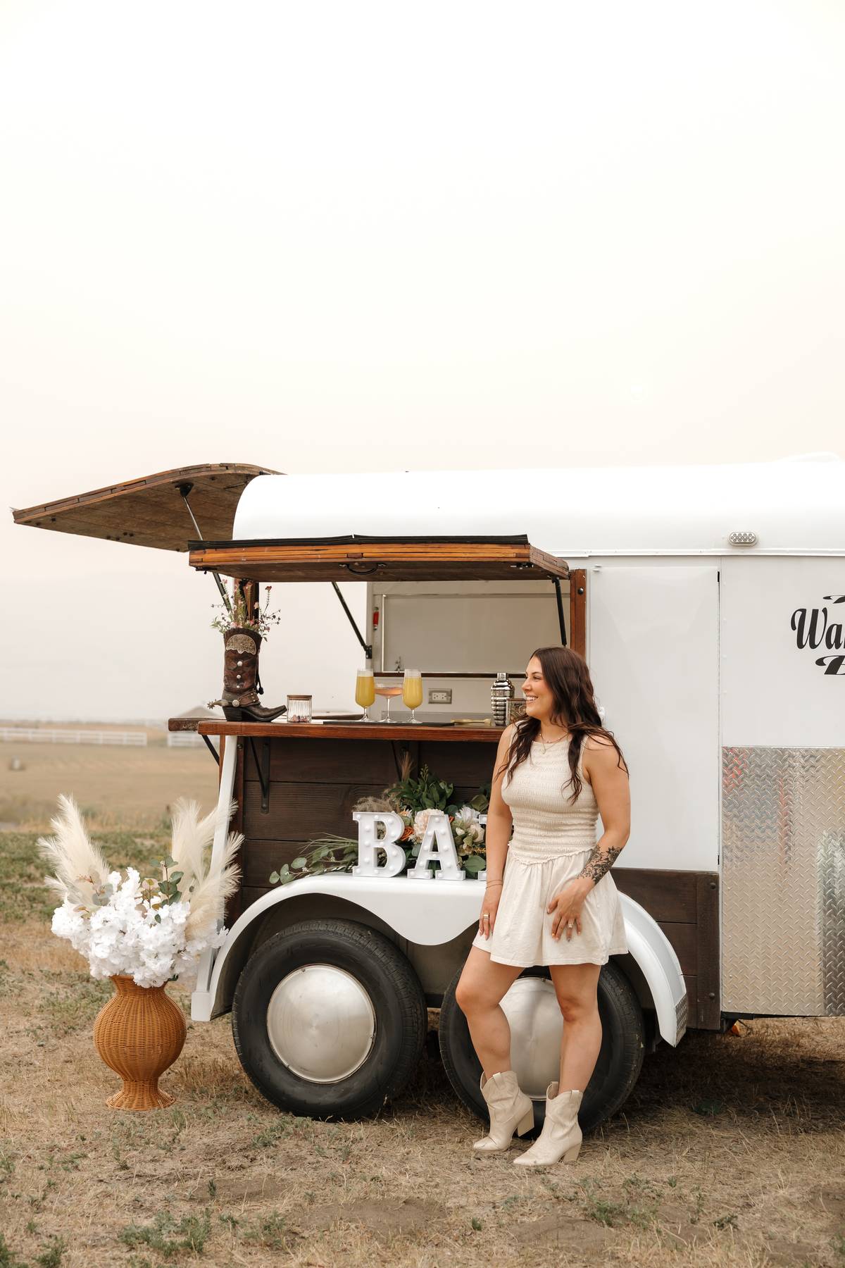 Wedding moment at The Wandering Bar