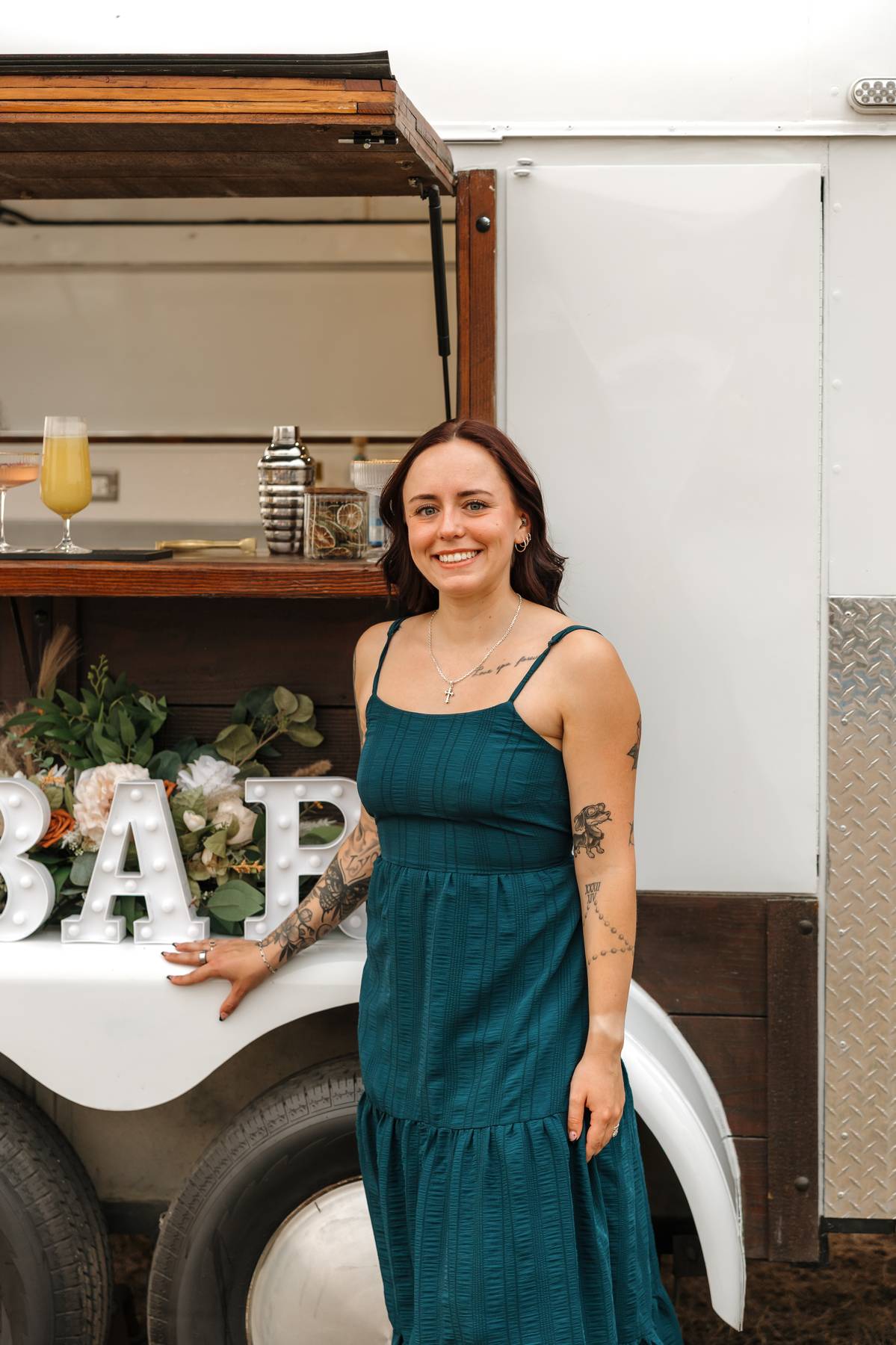 Wedding moment at The Wandering Bar