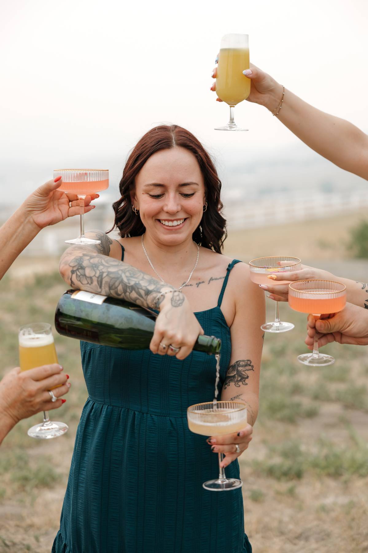 Wedding moment at The Wandering Bar