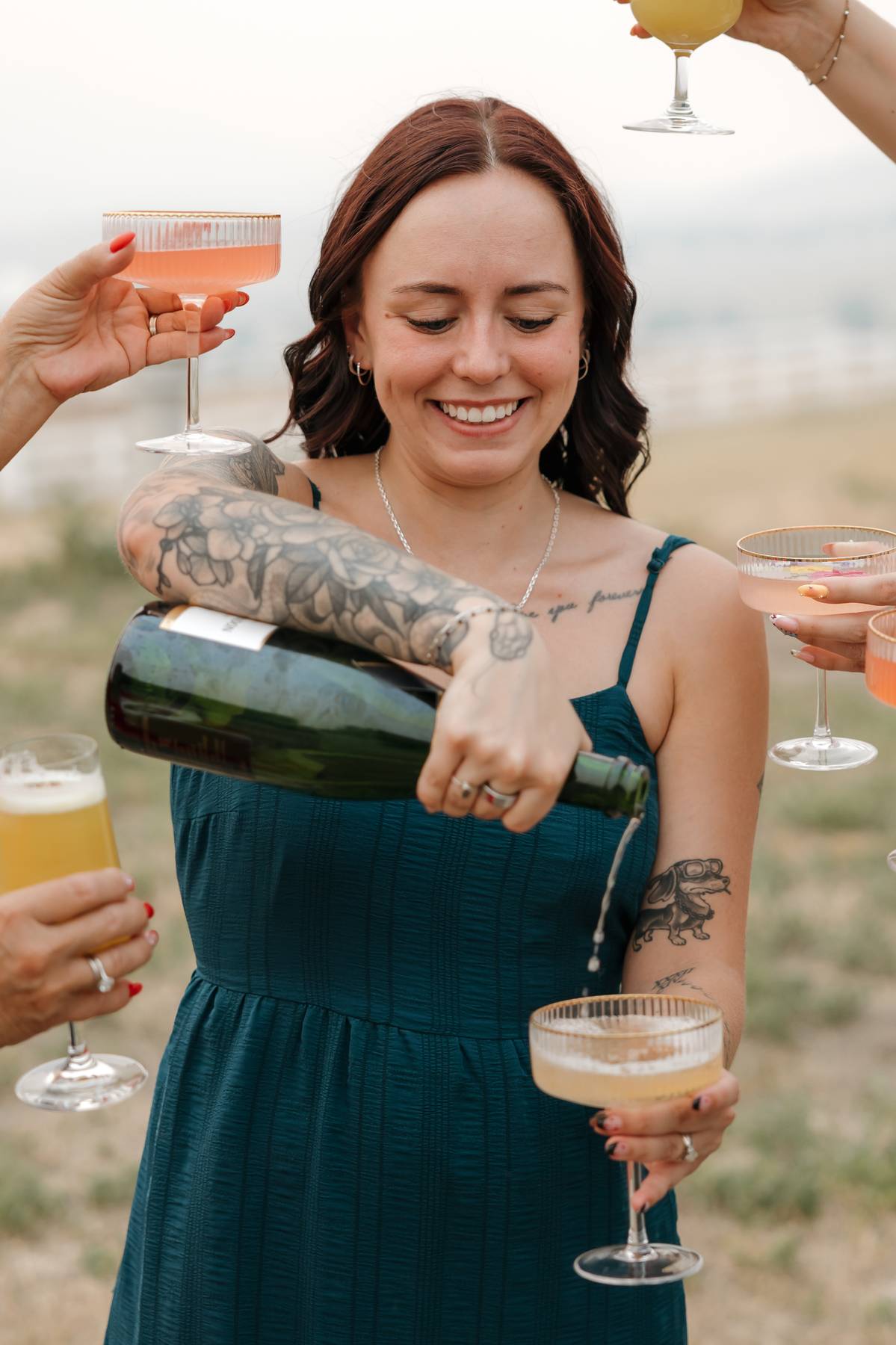 Wedding moment at The Wandering Bar