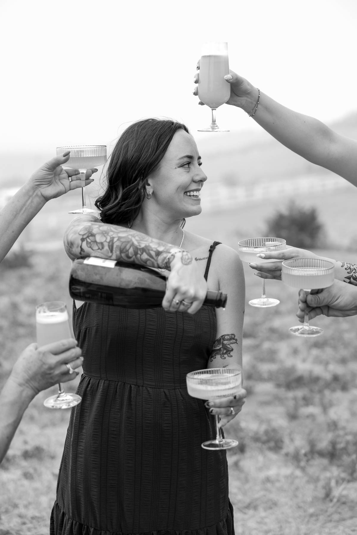 Wedding moment at The Wandering Bar