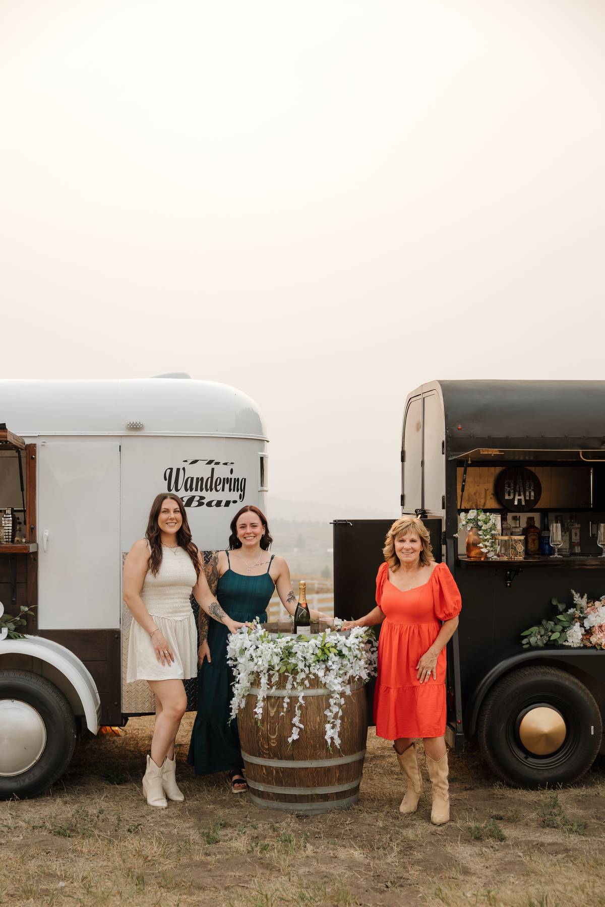 Wedding moment at The Wandering Bar